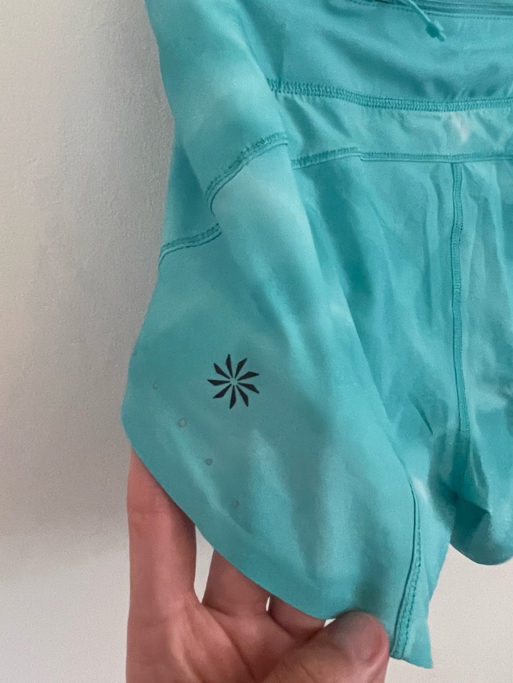 Athleta Teal Running Shorts - Picture 4 of 5